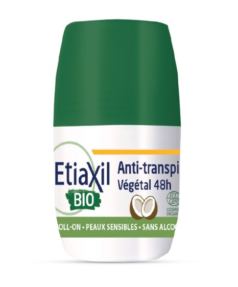Etiaxil Bio Déodorant Anti-Transpirant Végétal 48H Roll-on